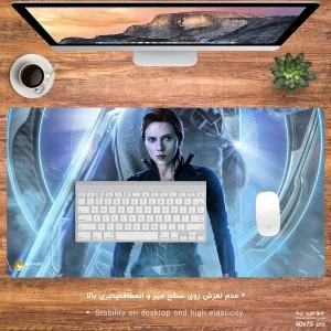 ماوس پد هومرو مدل MX568 طرح مارول اسکارلت جوهانسون
