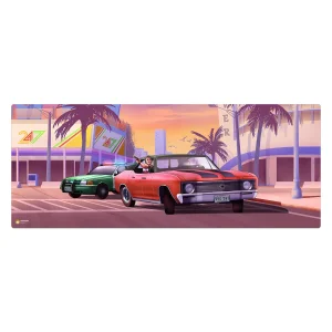ماوس پد هومرو مدل HX193 طرح Grand Theft Auto سایز 40x100 سانتی‌متر