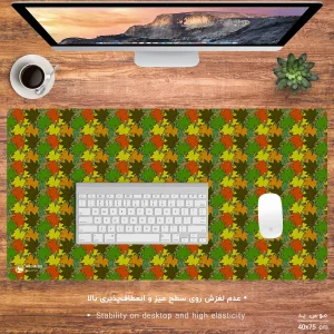 ماوس پد هومرو مدل MX1106 طرح برگ پاییزی