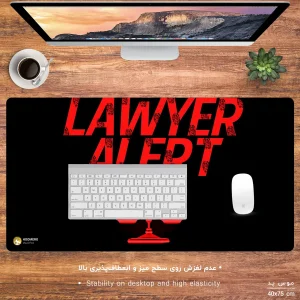 ماوس پد هومرو مدل MX1005 طرح حقوق و قضاوت