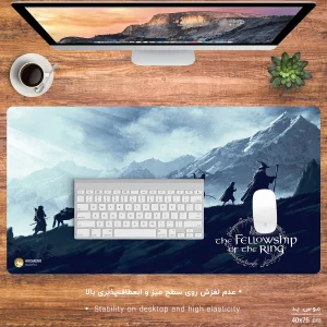 ماوس پد هومرو مدل MX376 طرح ارباب حلقه ها