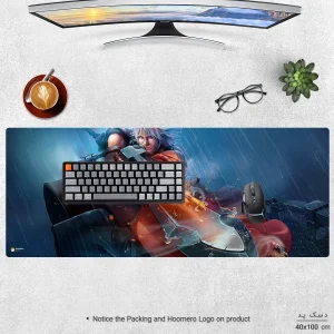 ماوس پد هومرو مدل HX462 طرح بازی Devil May Cry سایز 40x100 سانتی‌متر