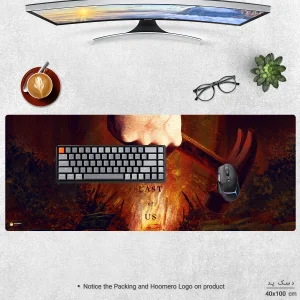 ماوس پد هومرو مدل HX151 طرح The Last of Us سایز 40x100 سانتی‌متر