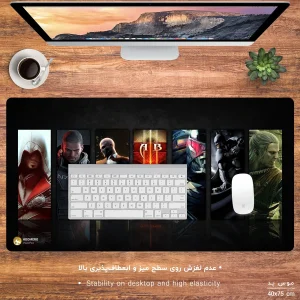 ماوس پد مخصوص بازی هومرو مدل MX1100 طرح بازی game