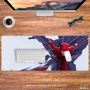 ماوس پد هومرو مدل HX522 طرح مارول Daredevil سایز 40x100 سانتی‌متر