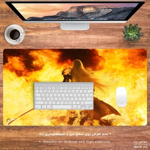 ماوس پد مخصوص بازی هومرو مدل MX666 طرح بازی فاینال فانتزی Final Fantasy