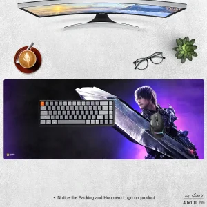 ماوس پد هومرو مدل HX481 طرح Final Fantasy سایز 40x100 سانتی‌متر