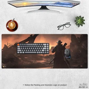 ماوس پد هومرو مدل HX554 طرح Red Dead Redemption سایز 40x100 سانتی‌متر