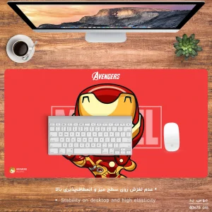 ماوس پد هومرو مدل MX2013 طرح مرد آهنی
