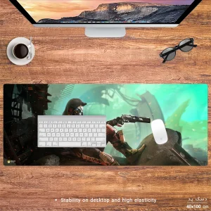 ماوس پد هومرو مدل HX458 طرح بازی Destiny سایز 40x100 سانتی‌متر