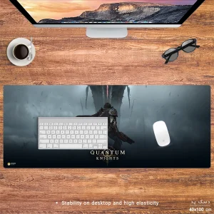 ماوس پد هومرو مدل HX548 طرح Quantum Knights سایز 40x100 سانتی‌متر