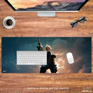 ماوس پد هومرو مدل HX449 طرح Final Fantasy سایز 40x100 سانتی‌متر