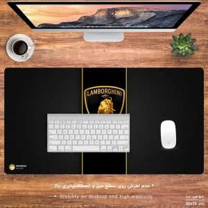 ماوس پد هومرو مدل MX1278 طرح ماشین لامبورگینی