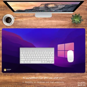 ماوس پد هومرو مدل MX361 طرح مایکروسافت ویندوز