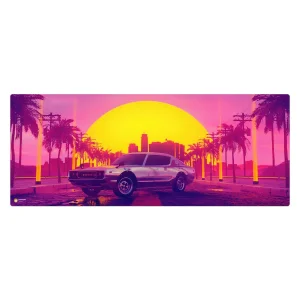 ماوس پد هومرو مدل HX103 طرح GTA سایز 40x100 سانتی‌متر