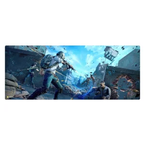 ماوس پد هومرو مدل HX124 طرح PUBG سایز 40x100 سانتی‌متر