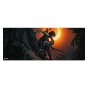 ماوس پد هومرو مدل HX571 طرح Tomb Raider سایز 40x100 سانتی‌متر