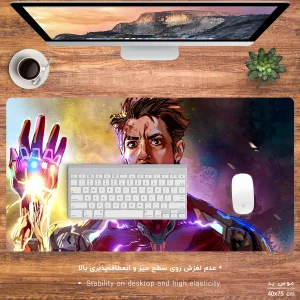 ماوس پد هومرو مدل MX564 طرح مارول مرد آهنی