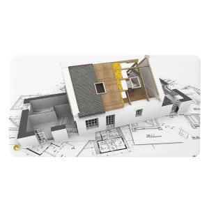ماوس پد هومرو مدل MX556 طرح مهندسی معماری
