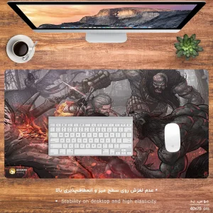 ماوس پد هومرو مدل MX1107 طرح سریال ویچر