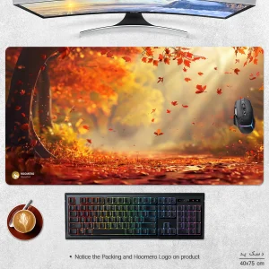 ماوس پد هومرو مدل MX2630 طرح طبیعت پاییزی