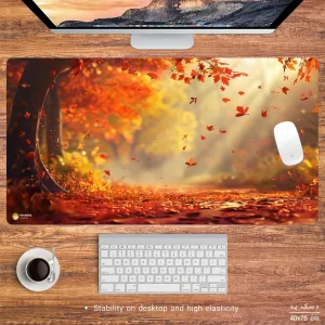ماوس پد هومرو مدل MX2630 طرح طبیعت پاییزی