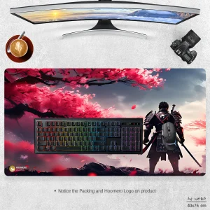 ماوس پد هومرو مدل MX1958 طرح بازی Ghost of Tsushima