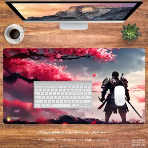 ماوس پد هومرو مدل MX1958 طرح بازی Ghost of Tsushima