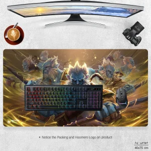 ماوس پد مخصوص بازی هومرو مدل MX655 طرح بازی Dota2
