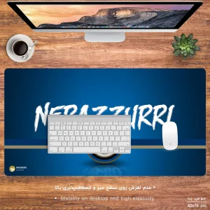 ماوس پد هومرو مدل MX702 طرح باشگاه فوتبال اینتر میلان