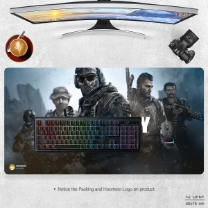 ماوس پد مخصوص بازی هومرو مدل MX522 طرح بازی کالاف دیوتی