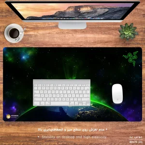 ماوس پد مخصوص بازی هومرو مدل MX120 طرح ریزر Razer Consumer electronics company