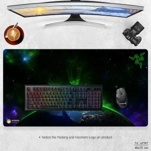 ماوس پد مخصوص بازی هومرو مدل MX120 طرح ریزر Razer Consumer electronics company