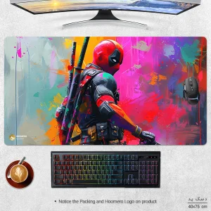 ماوس پد هومرو مدل MX2344 طرح Deadpool