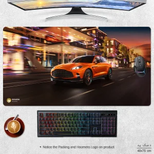 ماوس پد هومرو مدل MX2277 طرح ماشین استون مارتین