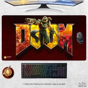 ماوس پد هومرو مدل MX2365 طرح DOOM Eternal