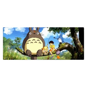 ماوس پد هومرو مدل HX010 طرح My Neighbor Totoro سایز 40x100 سانتی‌متر