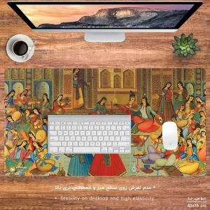 ماوس پد مخصوص بازی هومرو مدل MX006 طرح سنتی