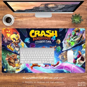 ماوس پد مخصوص بازی هومرو مدل MX391 طرح کراش باندیکوت