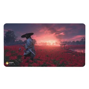 ماوس پد مخصوص بازی هومرو مدل MX1342 طرح بازی سامورایی Ghost of Tsushima