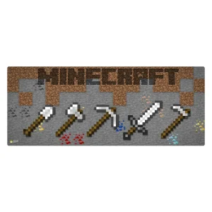 ماوس پد هومرو مدل HX267 طرح Minecraft سایز 40x100 سانتی‌متر
