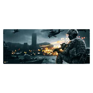 ماوس پد هومرو مدل HX121 طرح Delta Force سایز 40x100 سانتی‌متر