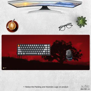ماوس پد هومرو مدل HX556 طرح Red Dead Redemption سایز 40x100 سانتی متر