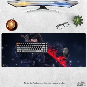 ماوس پد هومرو مدل HX568 طرح Sekiro Shadows Die Twice سایز 40x100 سانتی‌متر