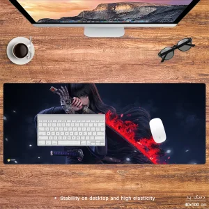 ماوس پد هومرو مدل HX568 طرح Sekiro Shadows Die Twice سایز 40x100 سانتی‌متر