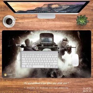 ماوس پد مخصوص بازی هومرو مدل MX1273 طرح بازی رینبو سیکس Tom Clancys Rainbow Six