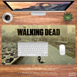 ماوس پد هومرو مدل MX2179 طرح مردگان متحرک The Walking Dead