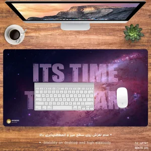 ماوس پد هومرو مدل MX616 طرح بیزینس و جملات انگیزشی