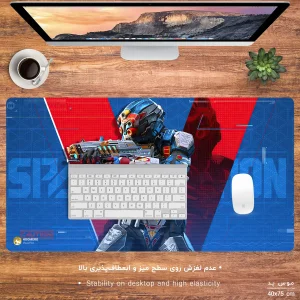 ماوس پد مخصوص بازی هومرو مدل MX634 طرح بازی کال اف دیوتی
