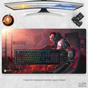 ماوس پد مخصوص بازی هومرو مدل MX632 طرح بازی کال اف دیوتی